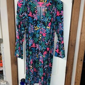 Lilly Pulitzer Multicolor Floral Long Sleeve Dress